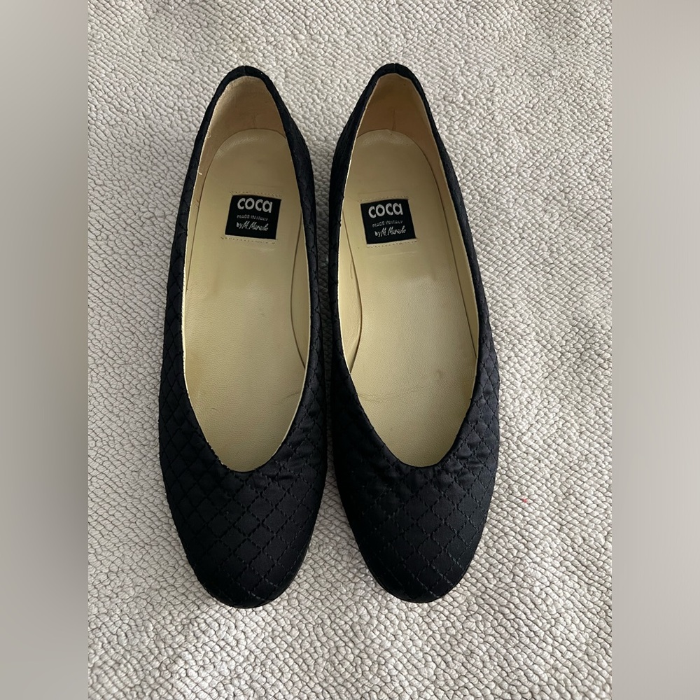 Coca By M Maraolo Flat’s Shoes | Color: Black Satin | Size: B11